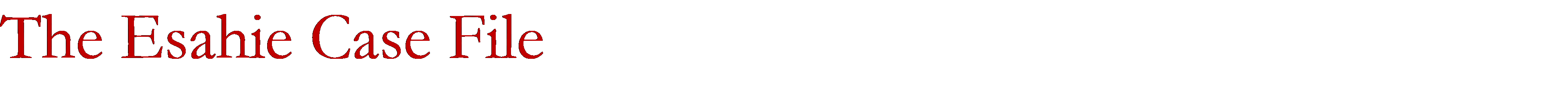 Esahie
